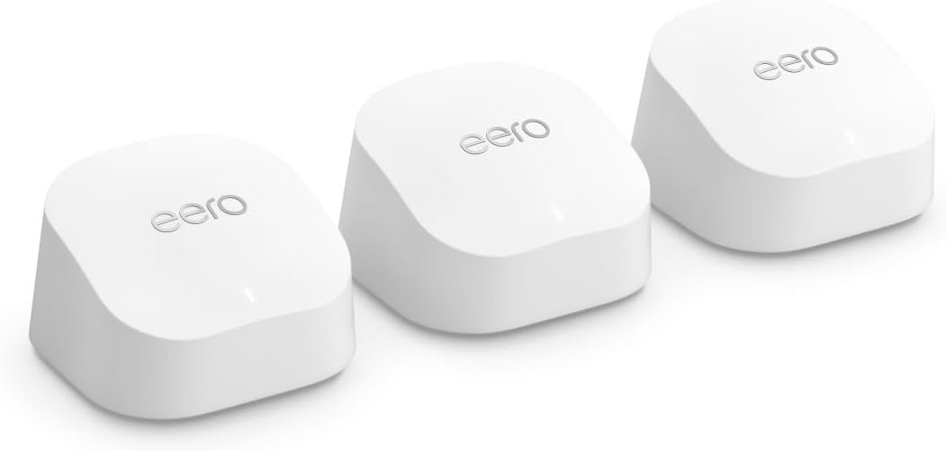 eero 6+ Mesh Wi-Fi 6 System, 3-Pack