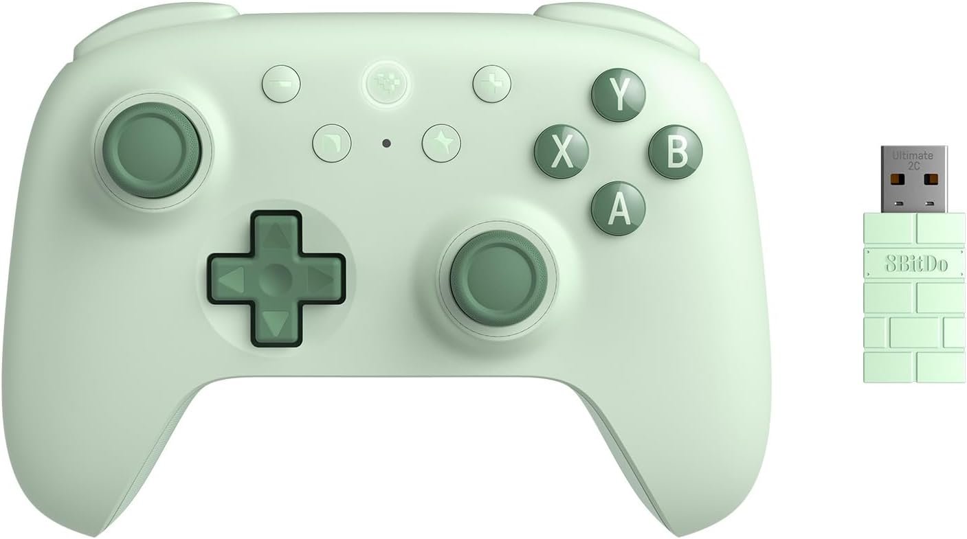 8BitDo Ultimate 2C Wireless Controller for Windows PC and Android, Green