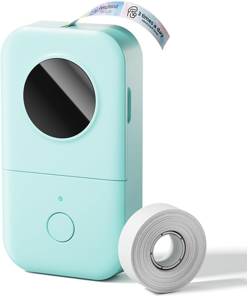 Phomemo D30 Bluetooth Mini Label Maker with Tape, Inkless Thermal Printing