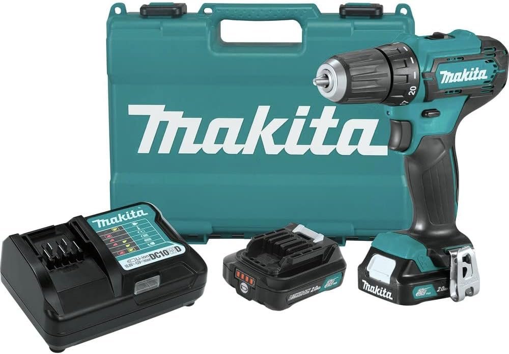 Makita FD09R1 12V Max CXT Cordless 3/8-Inch Driver-Drill Kit (2.0Ah)