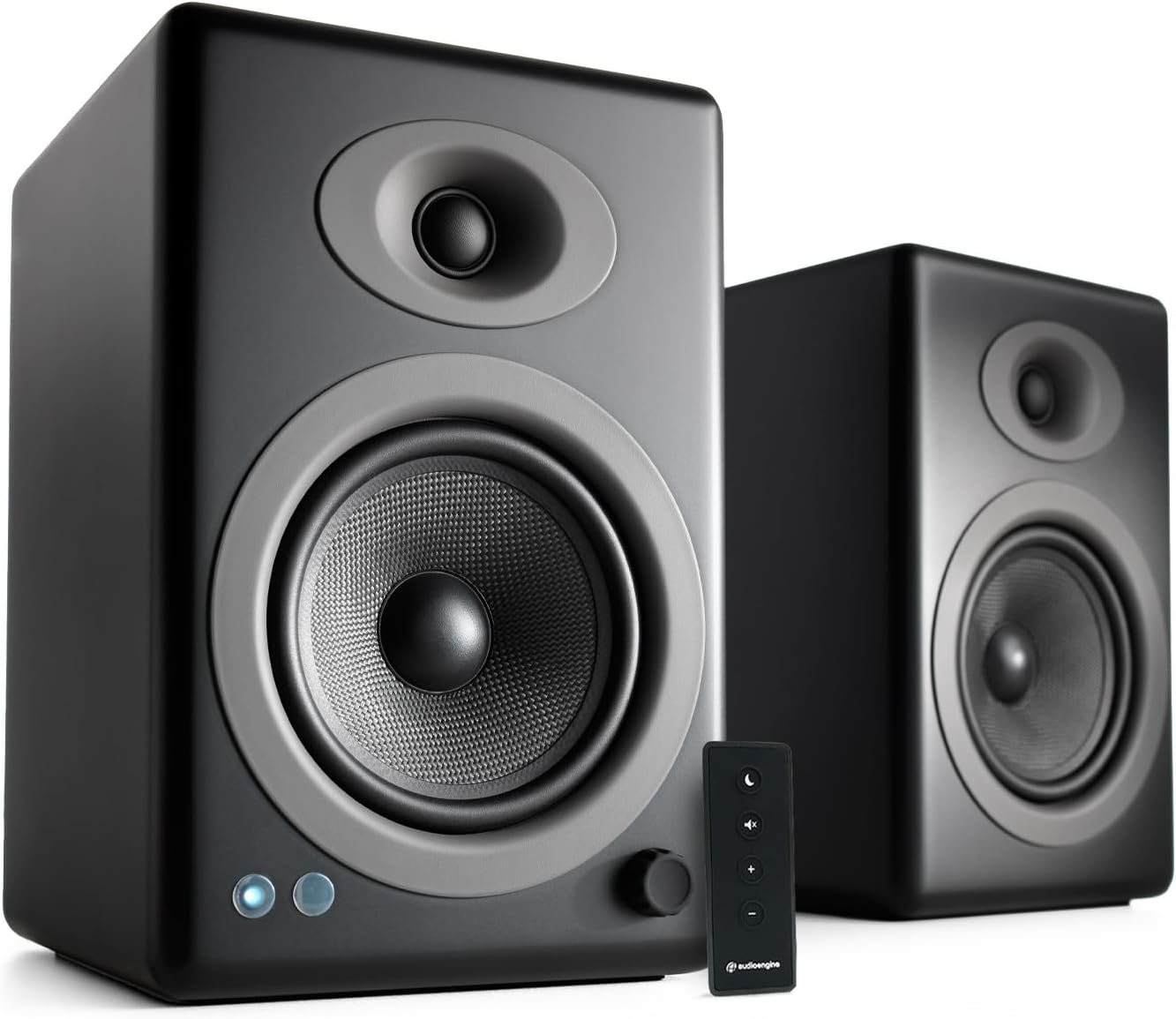 Audioengine A5+ Wired Powered Bookshelf Speakers – Black