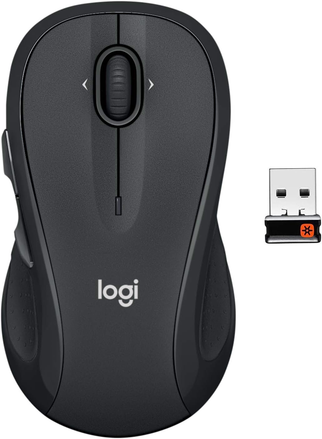 Logitech M510 Full-Size Wireless Mouse with USB Receiver
