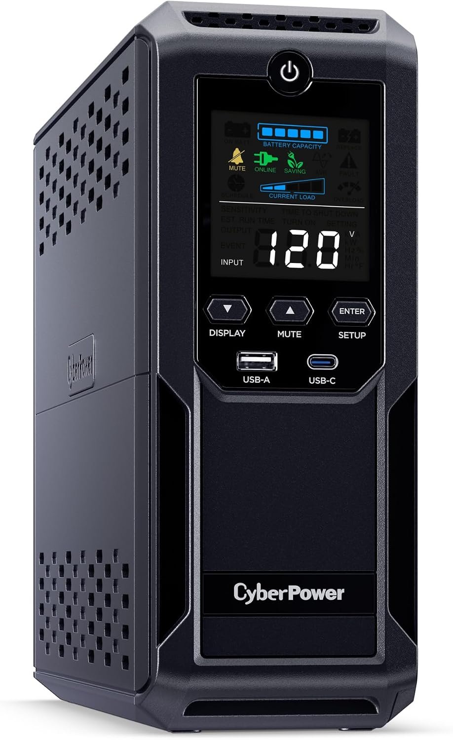 CyberPower CP1500AVRLCD3 Intelligent LCD UPS Battery Backup, 1500VA/900W