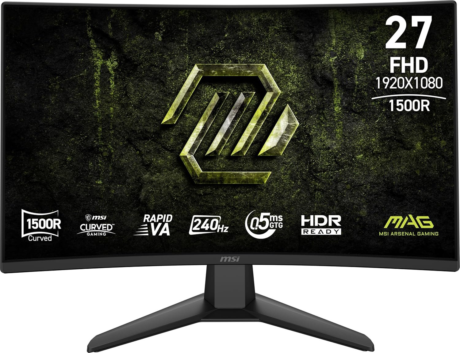 MSI MAG 274CF X24 27-Inch FHD 240Hz Gaming Monitor, Black